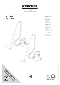 Notice Kärcher T 81 CLASSIC 진공 청소기