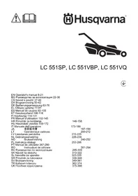 Notice HUSQVARNA LC 551VQ Elektrinė vejapjovė