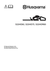 Notice HUSQVARNA 522IHD75 Taille-haies