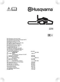 Notice HUSQVARNA 225I Scie