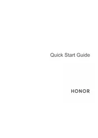 Notice HONOR BAND 5 SPORT Montre de sport