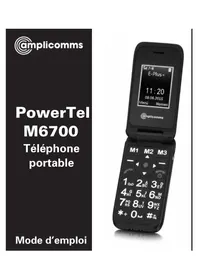 Notice Amplicom POWERTEL M6700 Téléphone mobile