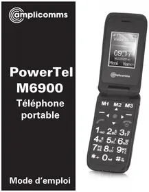 Notice Amplicom POWERTEL M6900 Téléphone mobile