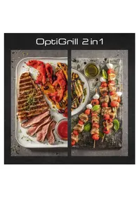 Notice TEFAL OPTIGRILL 2IN1 GC772D Plancha