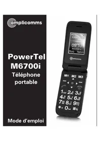 Notice Amplicom POWERTEL M6700I Téléphone mobile