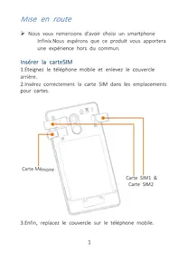 Notice Infinix HOT 5 Téléphone mobile