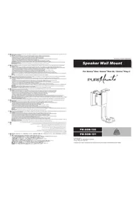 Notice PureLink PMSOM101 Support des enceintes