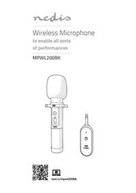Notice NEDIS MPWL200BK Mikrofón