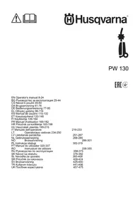 Notice HUSQVARNA PW 130 Nettoyeur haute pression