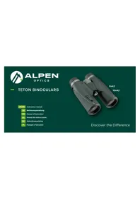 Notice Alpen Optics TETON HD Jumelles