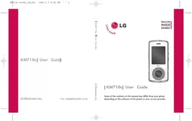 Notice LG KM710C Téléphone