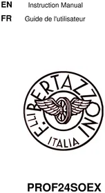 Notice BERTAZZONI PROF24SOEX Oven