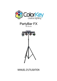 Notice ColorKey PARTYBAR FX Machine à effet