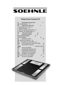Notice SOEHNLE SHAPE SENSE CONNECT 50 Balance