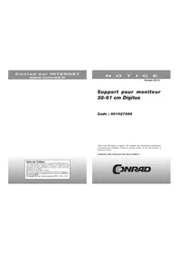 Notice Digitus DA90307 Support écran plat