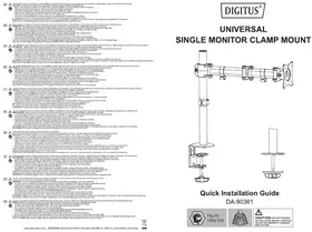 Notice Digitus DA90361 Support écran plat