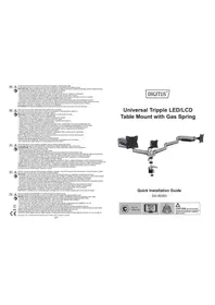 Notice Digitus DA90363 Support écran plat