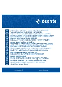 Notice Deante ALPINIA BGA N30M Robinet