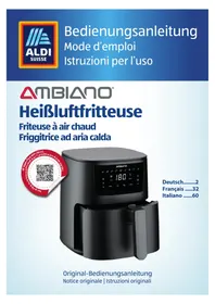 Notice Ambiano GTAF07 Friggitrice