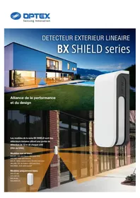 Notice OPTEX BXSAM Détecteur de sécurité extérieur