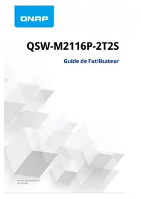 Notice QNAP QSWM2116P2T2S Commutateur