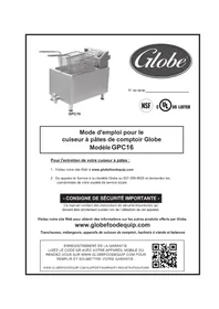 Notice Globe GPC16 Cuiseur à pâtes