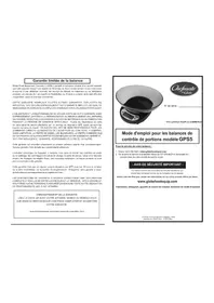 Notice Globe GPS5 Balance