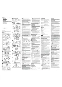 Notice SONY MPKWH Autres accessoires pour appareil photo