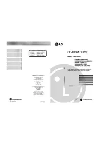 Notice LG CRD8320B Cd player/recorder