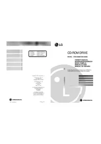 Notice LG CRD8400B Cd player/recorder