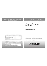 Notice ALBRECHT AE 38 S2 Casque audio