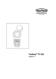Notice Testboy TV 335 Luxemètre