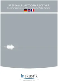 Notice In-akustik 00415003 Accessoire audio