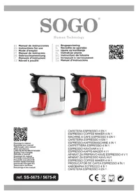 Notice Sogo SS5675 Espressor de cafea