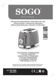 Notice Sogo SS5470 Grille pain