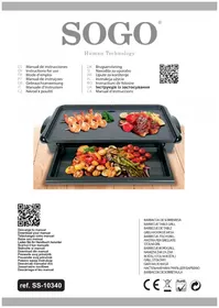 Notice Sogo SS10340 Grill plate