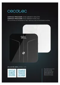 Notice CECOTEC SURFACE PRECISION 9750 SMART HEALTHY Waagen