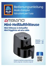 Notice Ambiano GTAF06 Friggitrice