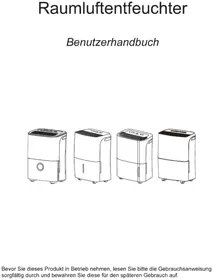 Notice COMFEE MDDF16DEN7WF Déshumidificateur