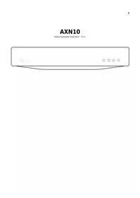 Notice CAMBRIDGE AXN10 Système hifi