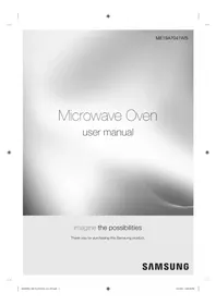 Notice SAMSUNG ME19A7041WS Micro-ondes