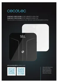 Notice CECOTEC SURFACE PRECISION 9700 SMART HEALTHY Waagen