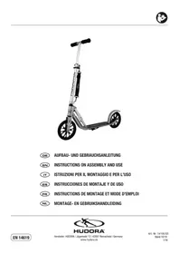Notice Hudora BIG WHEEL CROSSOVER 205 Scooter