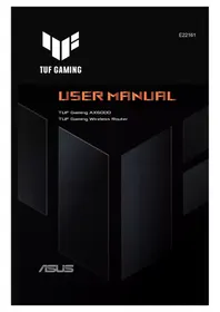 Notice ASUS TUF GAMING TUFAX6000 Routeur sans fil
