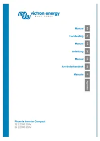 Notice VICTRON ENERGY PHOENIX INVERTER COMPACT Onduleur électrique
