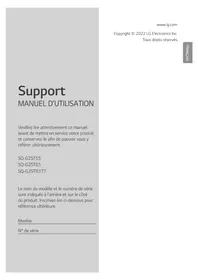 Notice LG SQG2ST8377 Meuble TV