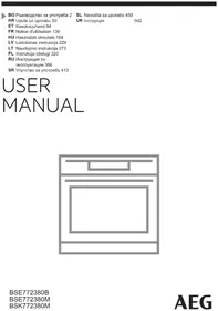 Notice ELECTROLUX BSE772380B Електрична рерна