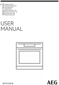Notice AEG B57PV2361B Elektrisk ovn