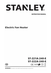 Notice STANLEY ST222A240E Riscaldamento