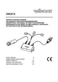 Notice VELLEMAN IREXT2 Fernbedienungszubehör